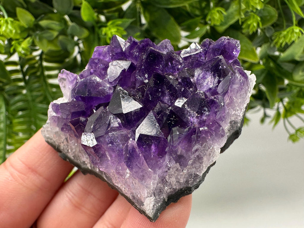 Uruguay Amethyst Crystal: Purple Quartz Home Decor, Energy Stone