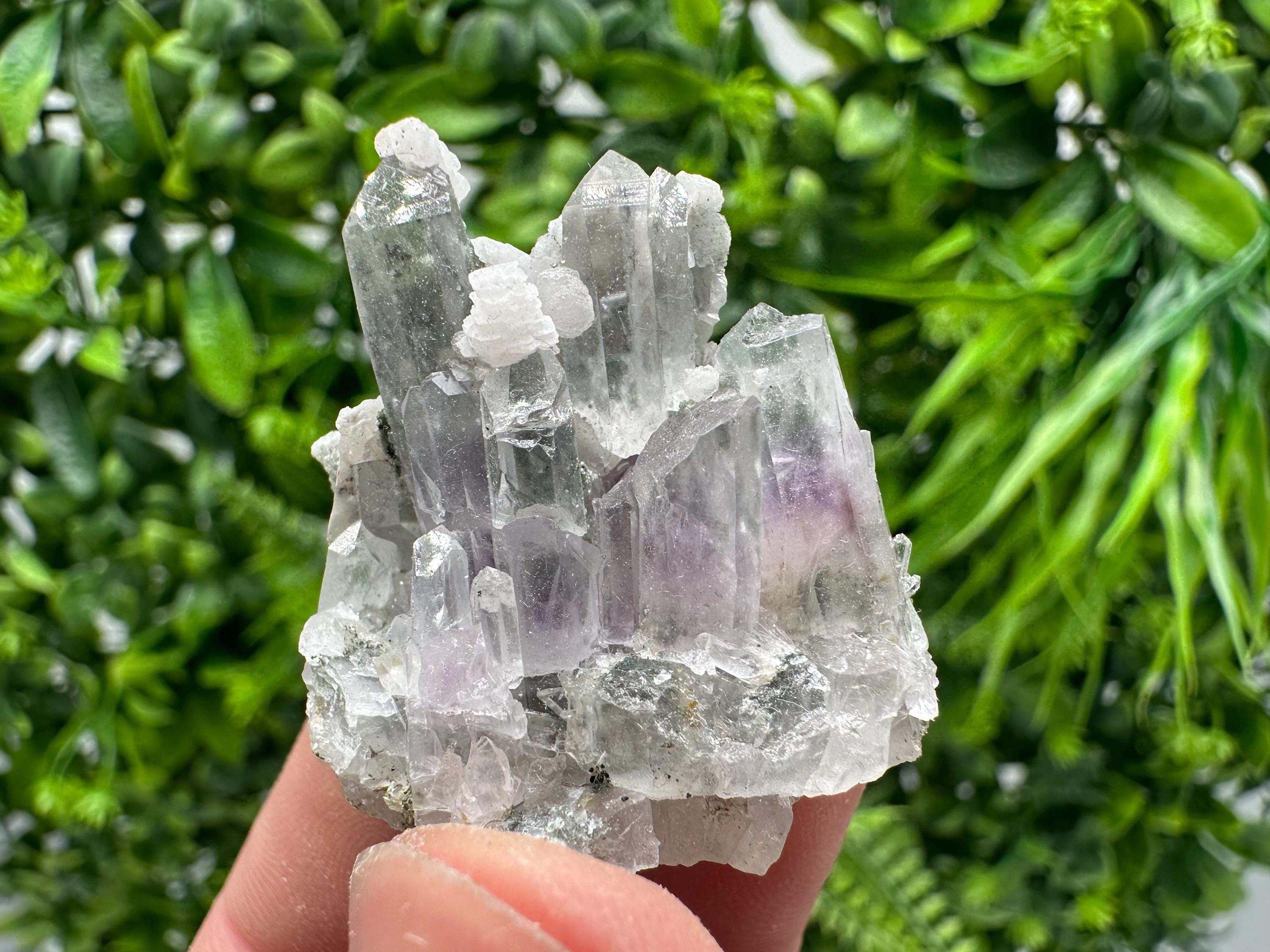Stunning Calcite on Quartz whit Amethyst and Chlorite inclusions,natural,collection mineral specimen,rare crystal,Home decor stone,Djurcovo