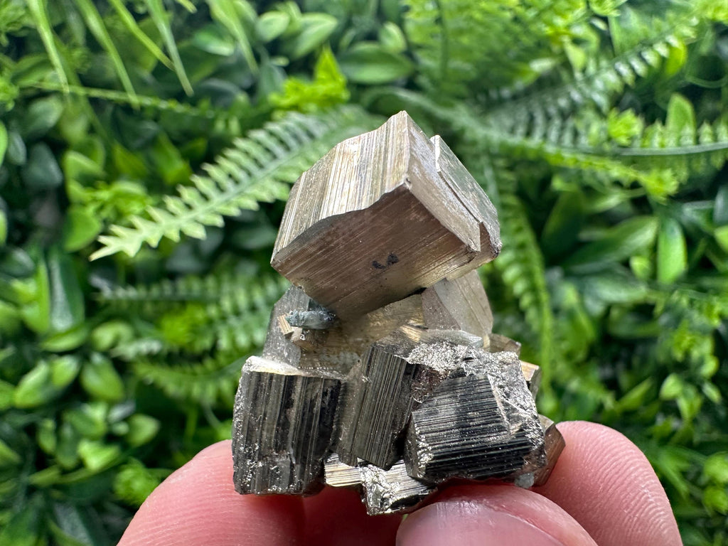 Rare Floating Pyrite Cluster - Borieva Mine - Home Decor Crystal