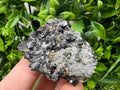 Stunning Chalcopyrite,Galena,Sphalerite,Calcite,on needle Quartz from Borieva mine,Madan,Bulgaria,natural,collectible mineral specimen,gift