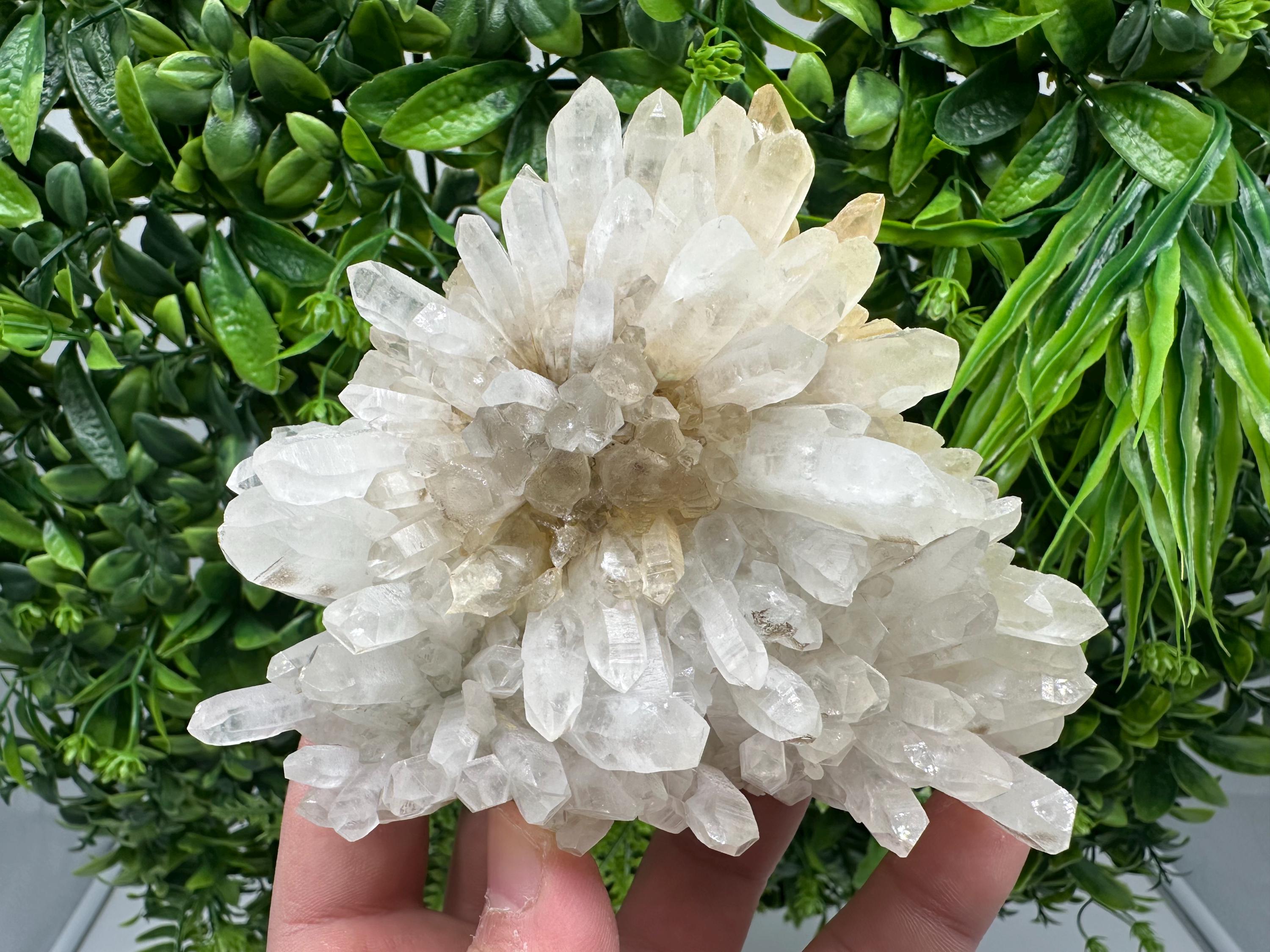 Quartz with Limonite Minerals: Crystal Home Decor Stone Collection