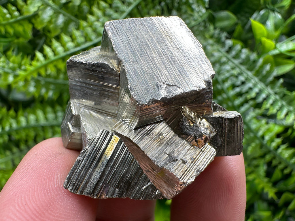 Natural Pyrite Crystal: Shiny Fool's Gold Mineral Souvenir