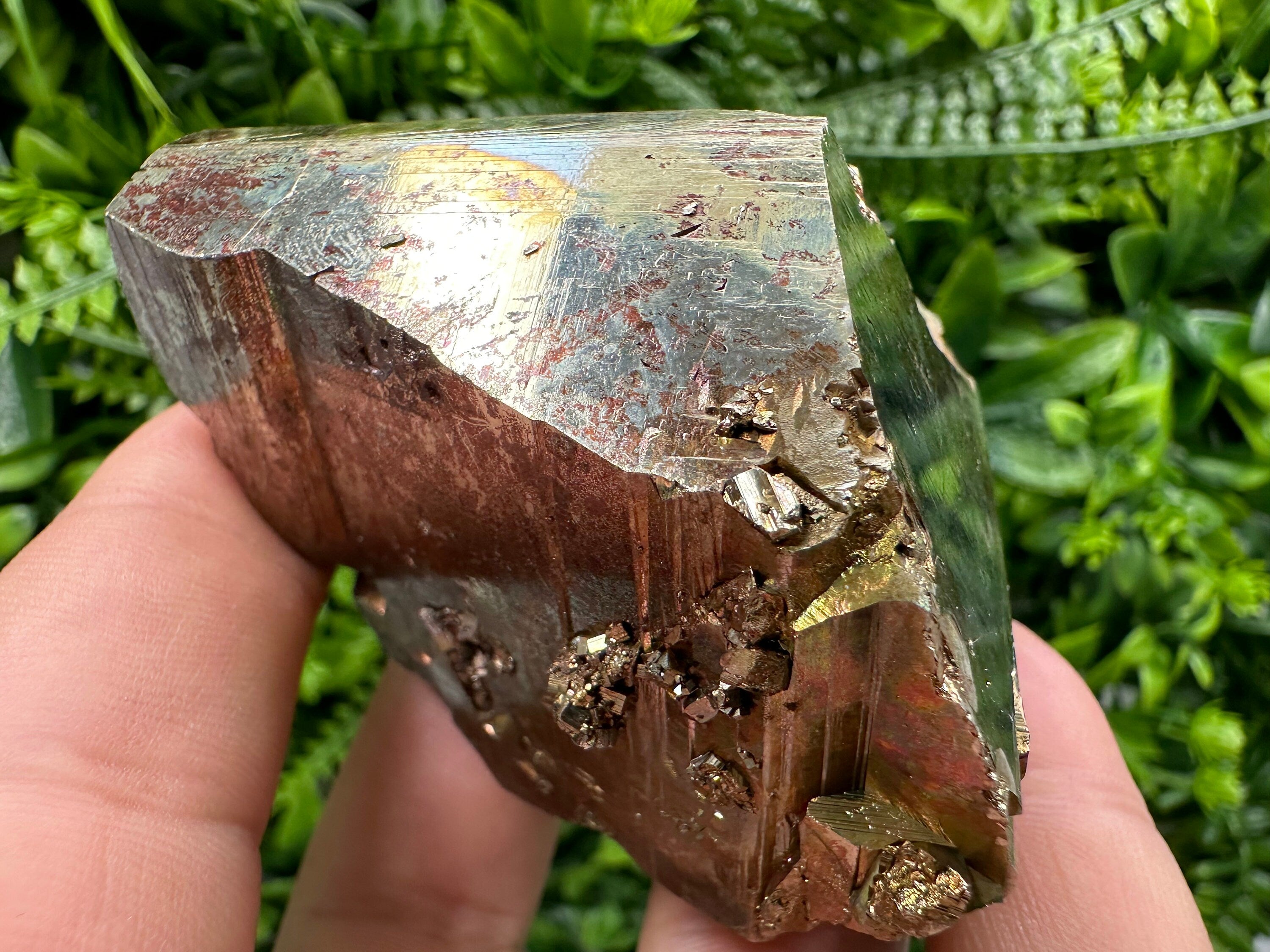 Red Hematite Pyrite Cluster, Borieva Mine, Bulgaria