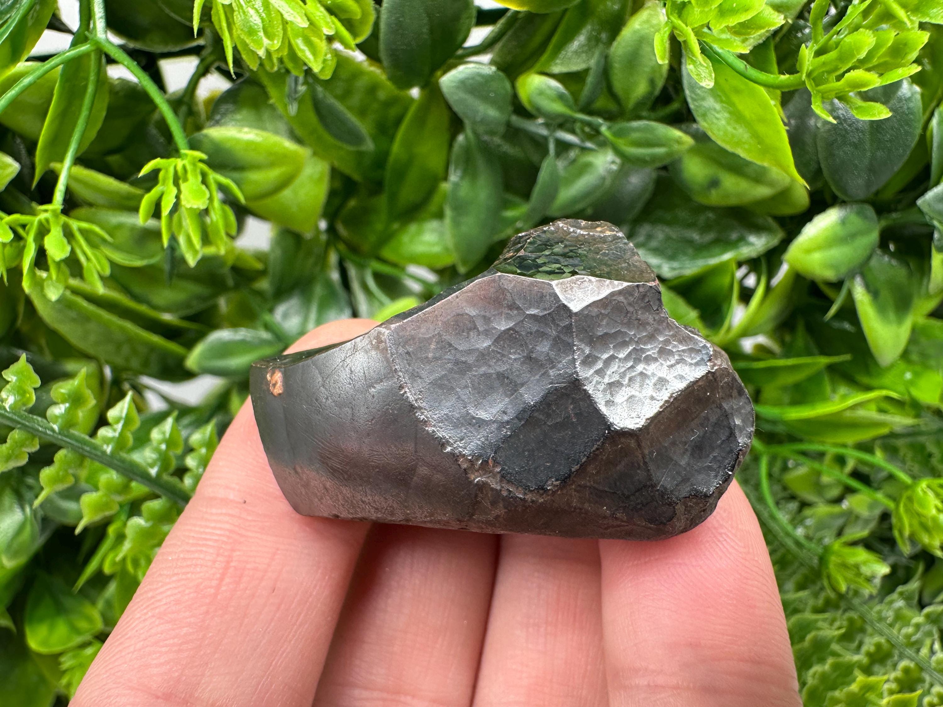 Moroccan Black Botryoidal Hematite Specimen: Chakra Reiki Crystal