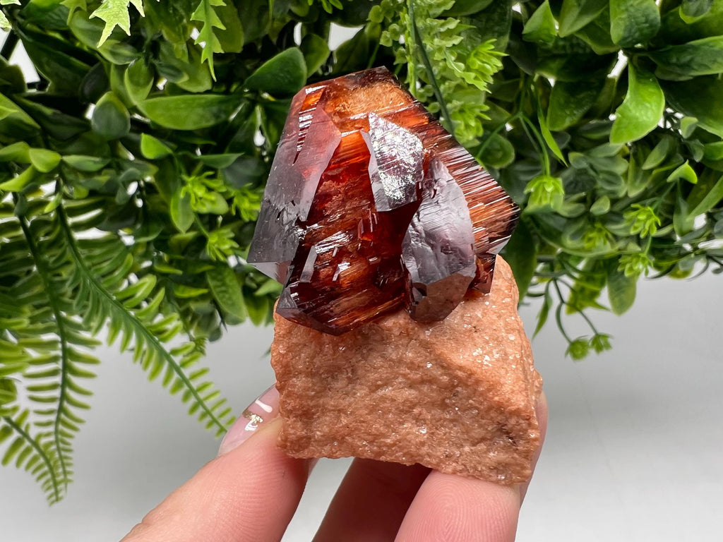 Orange-Brown Arcanite Mineral Specimen, Santa Ana Tin Mine