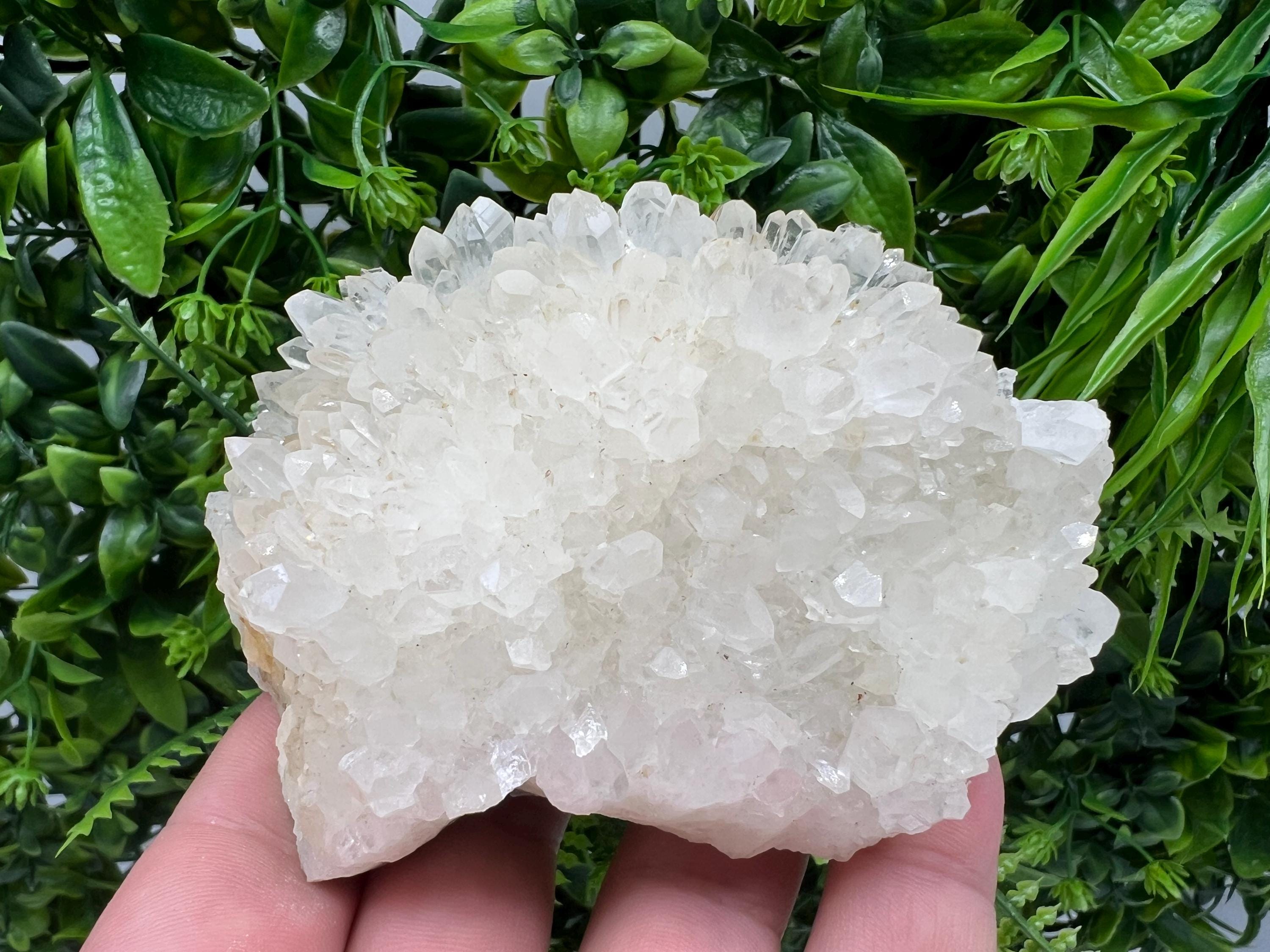 Limonite Quartz Cluster with Inclusions, Rare Crystal Mineral Gift