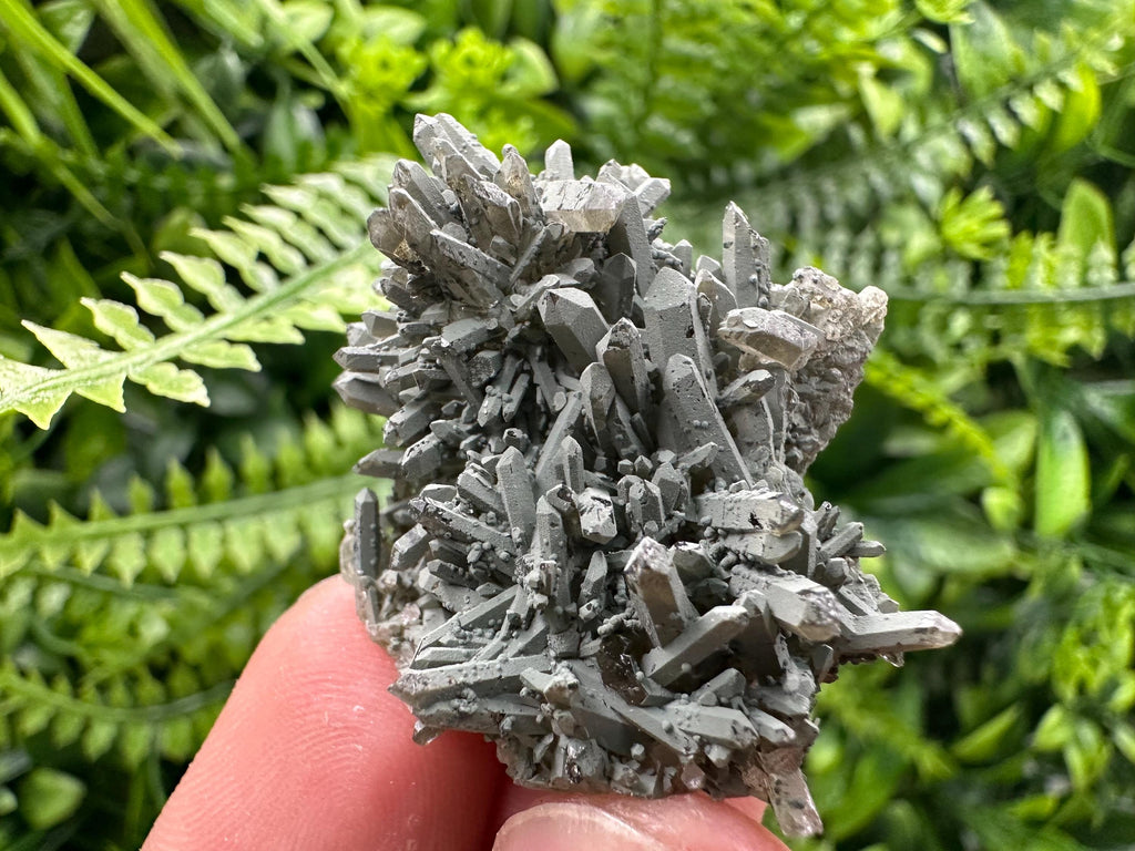 Chlorite Quartz Cluster, Rare Mineral Specimen, Bulgaria