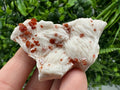 Red Vanadinite on Barite Cluster, Morocco Mineral Specimen