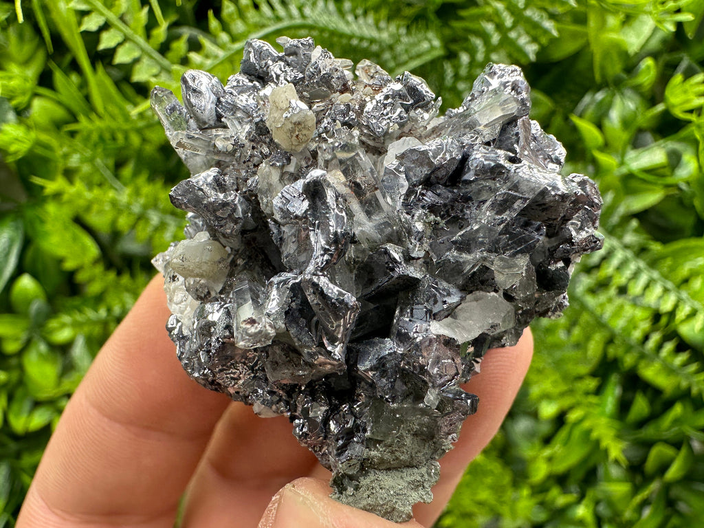 Galena with Quartz Crystal Cluster, Madan Bulgaria