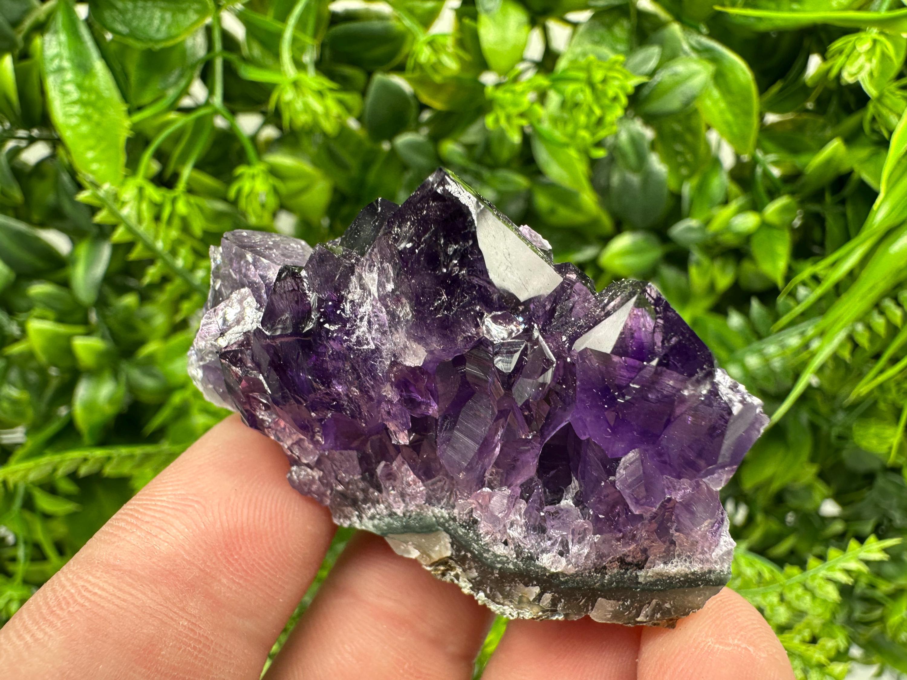 Uruguay Amethyst Crystal: Purple Quartz Home Decor, Energy Stone
