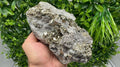 Pyrite on Quartz, Calcite Mineral Specimen, Home Decor Stone