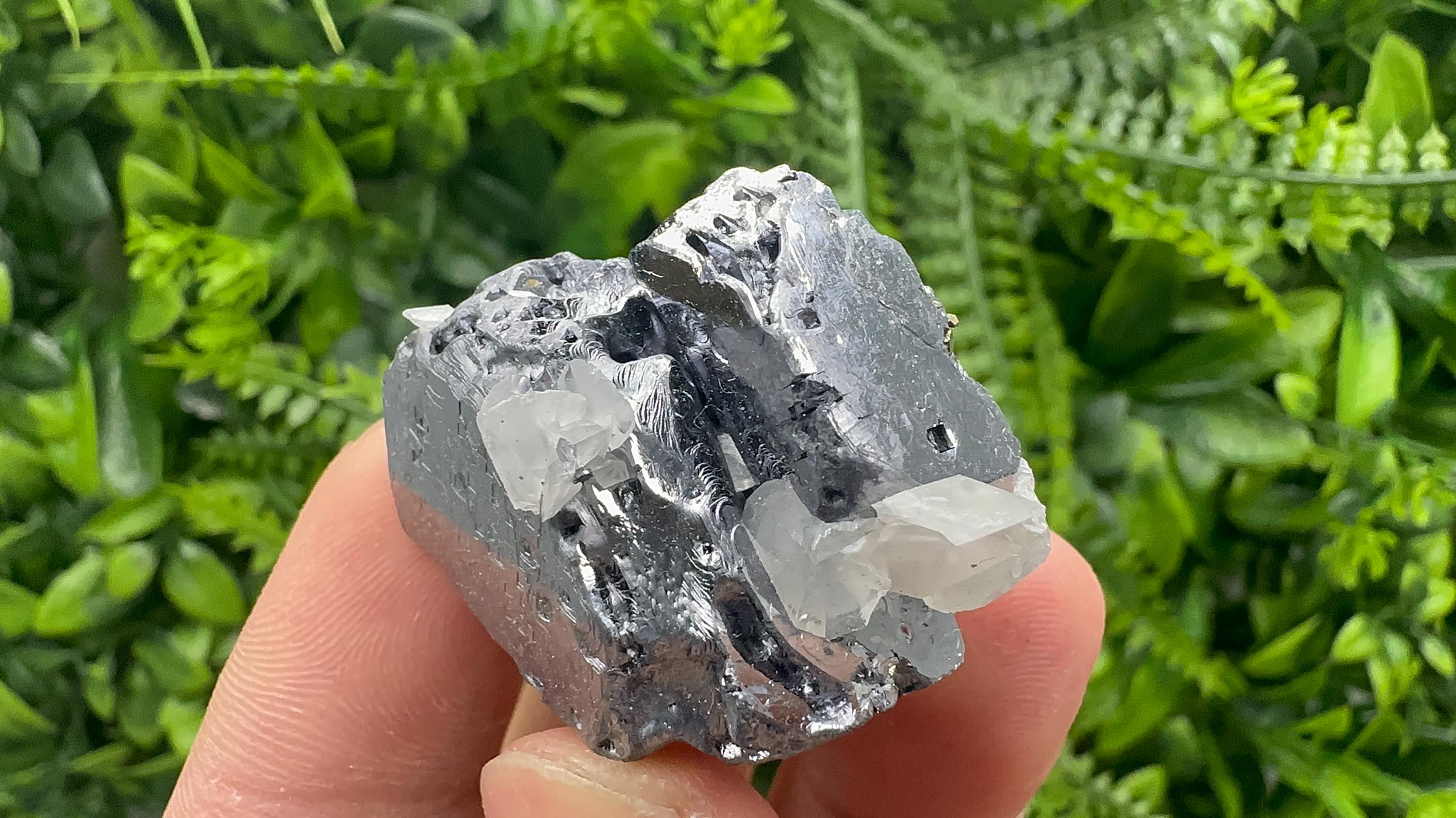 Quartz Galena Calcite Specimen: Borieva Mine, Bulgaria