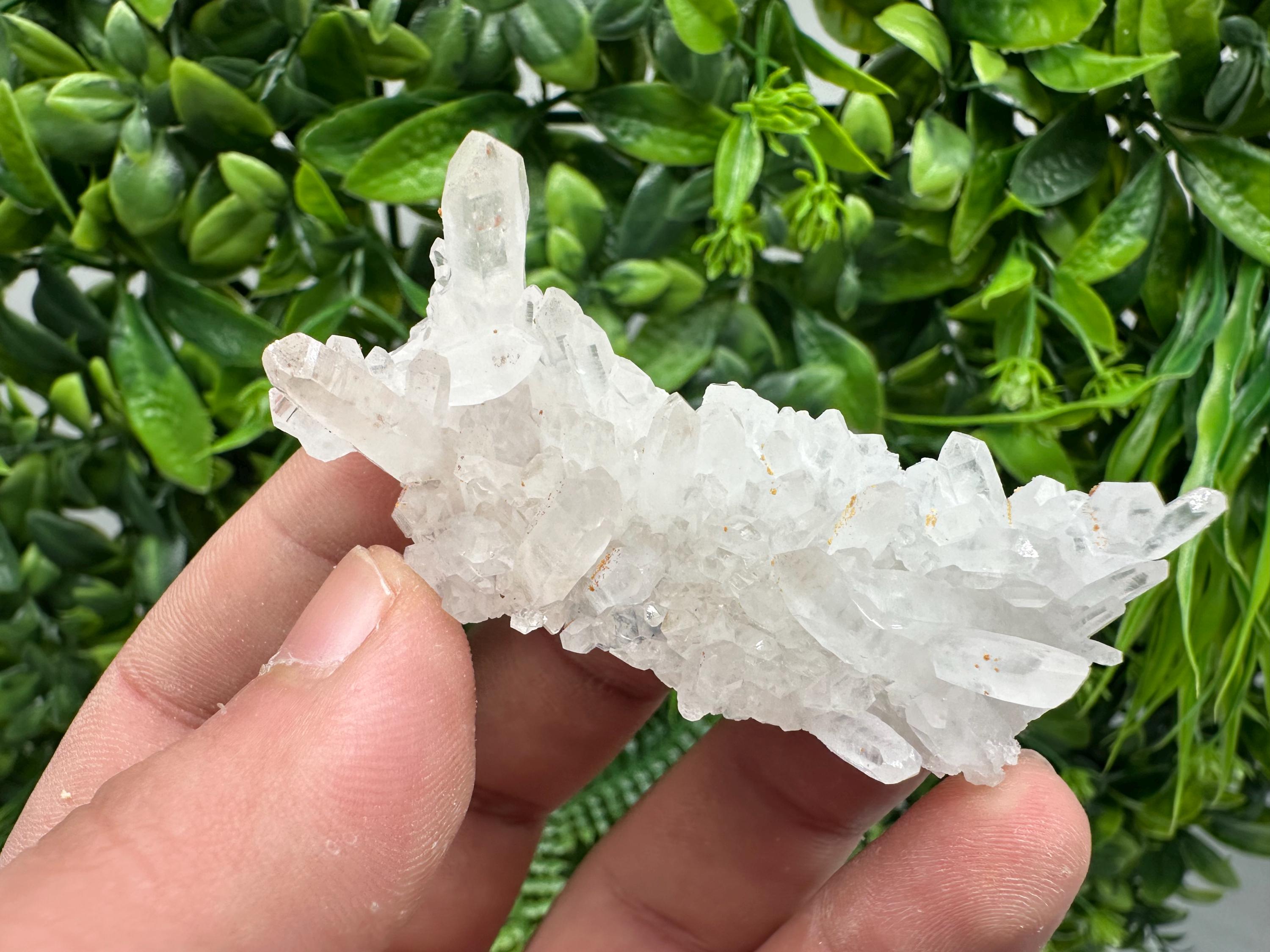 Transparent Quartz whit Siderite 9th September mine Bulgaria natural minerals souvenir crystal stone gift minerals collection rock