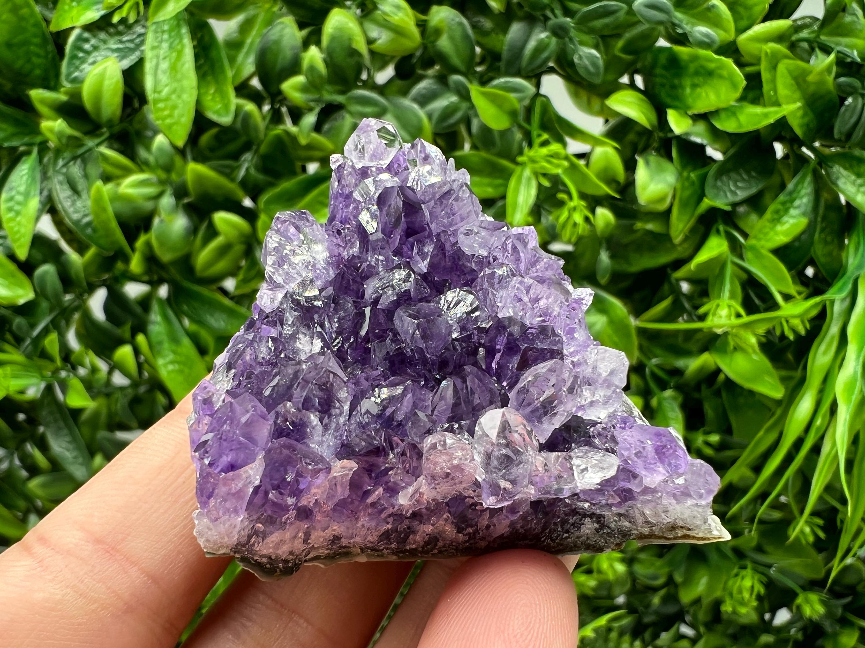 Purple Amethyst Crystal from Uruguay: Home Decor, Energy Stone
