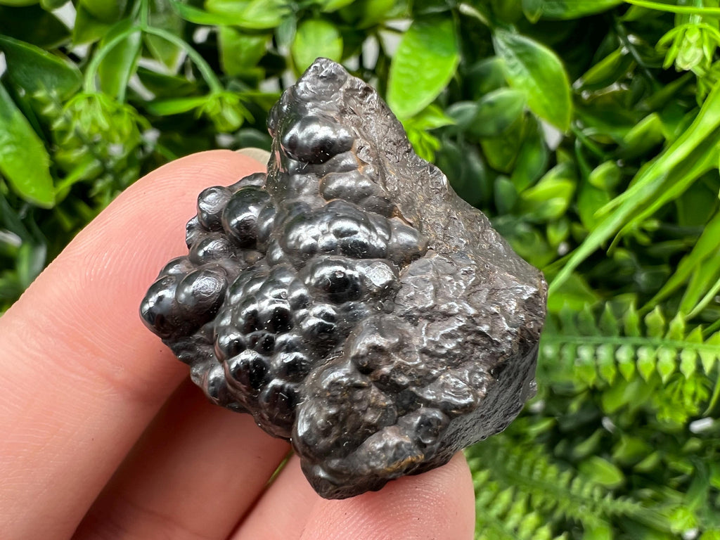 Botryoidal Black Hematite Specimen: Moroccan Crystal, Reiki Chakra Stone