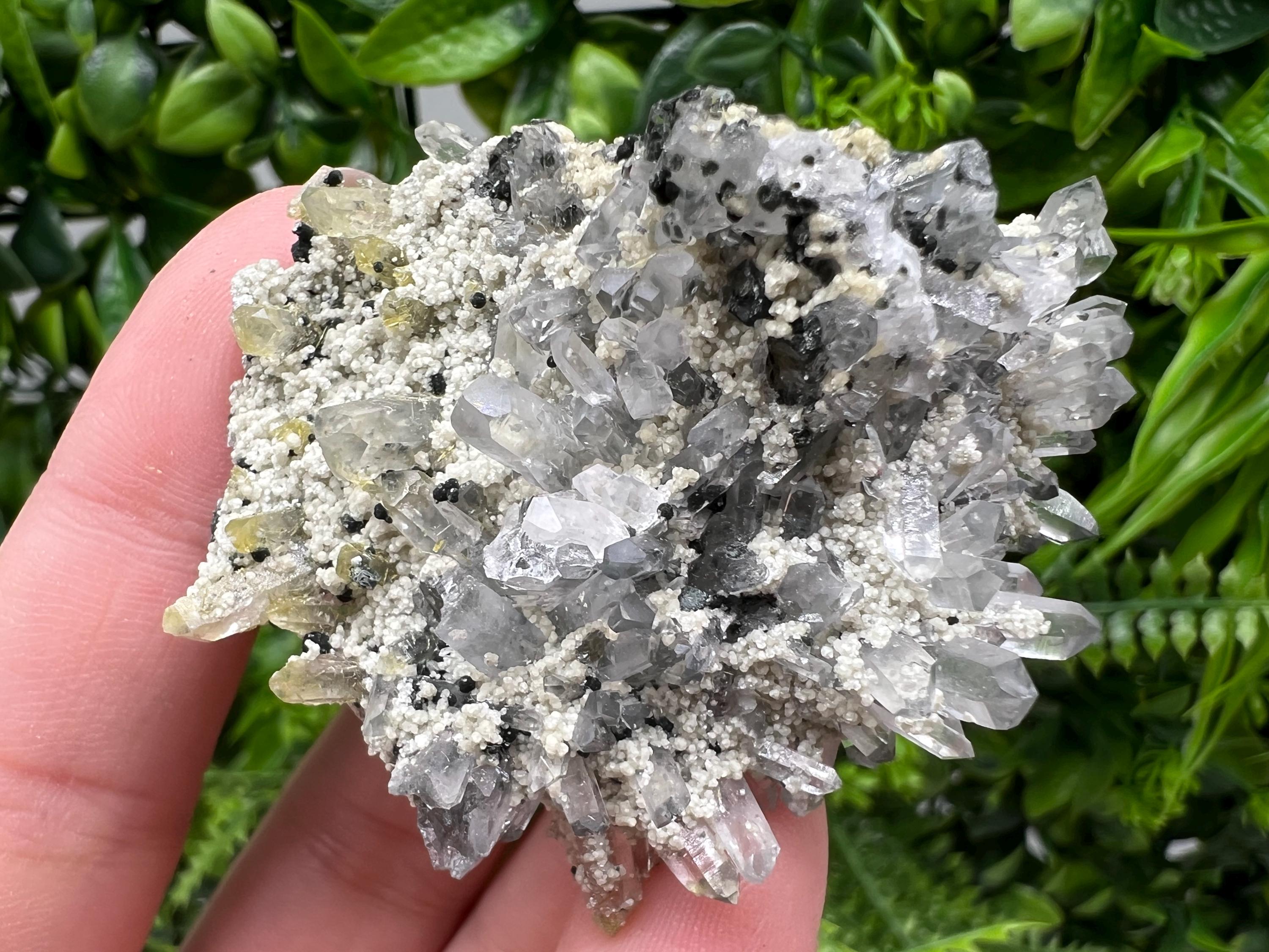 Stunning Quartz whit Chlorite,Epidote included from Borieva mine,Madan,Bulgaria,natural,collection mineral specimen,home decor stone,gift