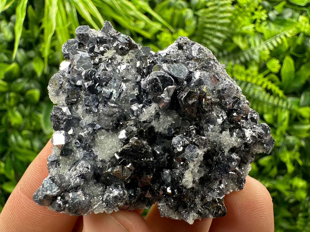 Galena Sphalerite on Quartz, Borieva Mine Crystal Specimen