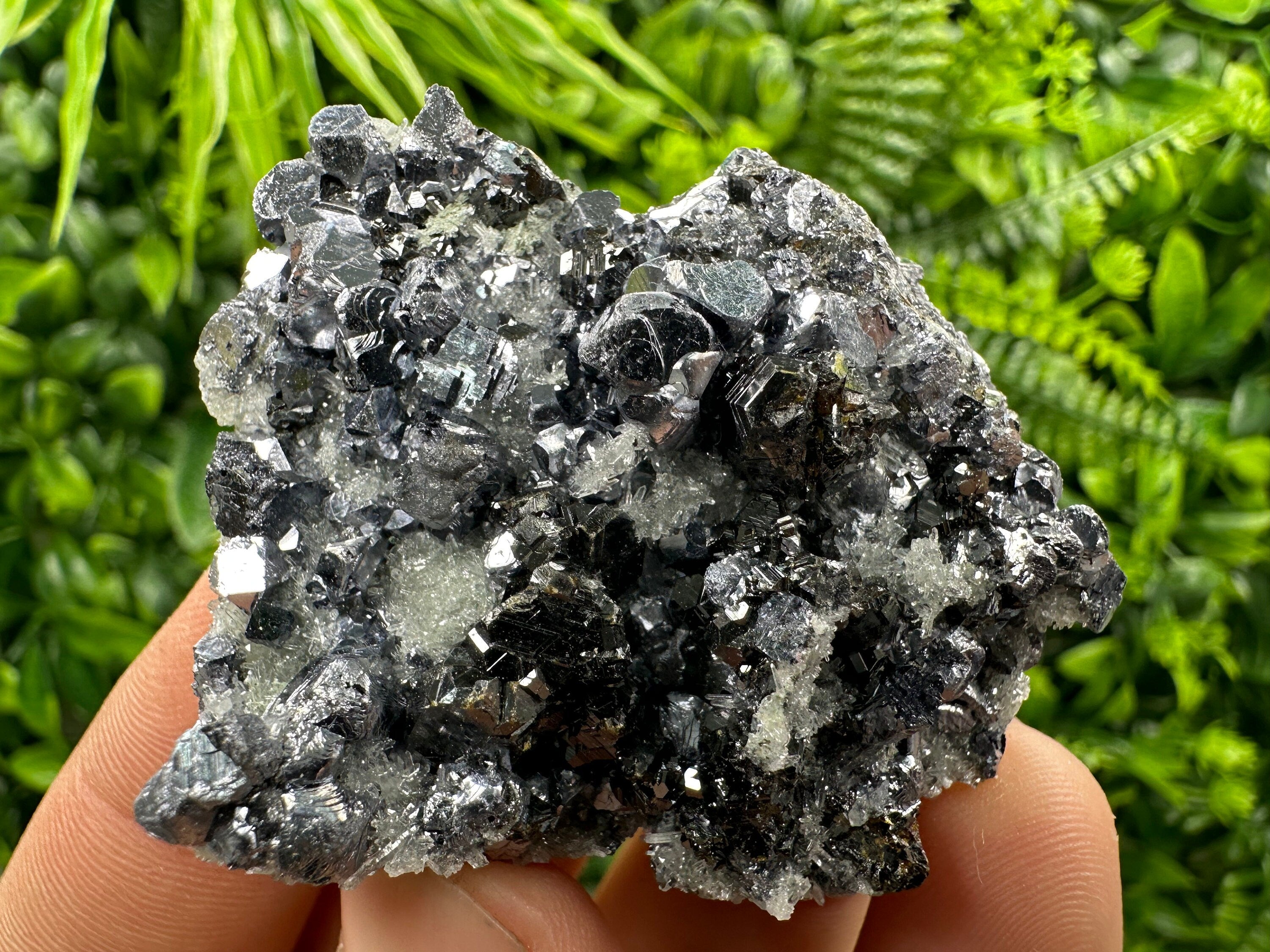 Galena Sphalerite on Quartz, Borieva Mine Crystal Specimen