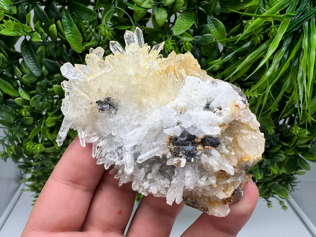 Limonite Quartz Cluster: 9th September Mine, Bulgaria