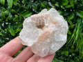 Apophyllite Stilbite on Chalcedony Specimen, India Crystal