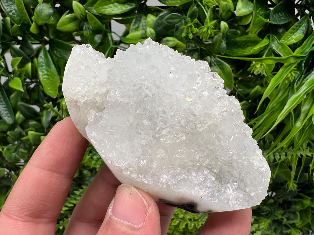 Natural Chalcedony Specimen: India Crystal Mineral, Home Decor