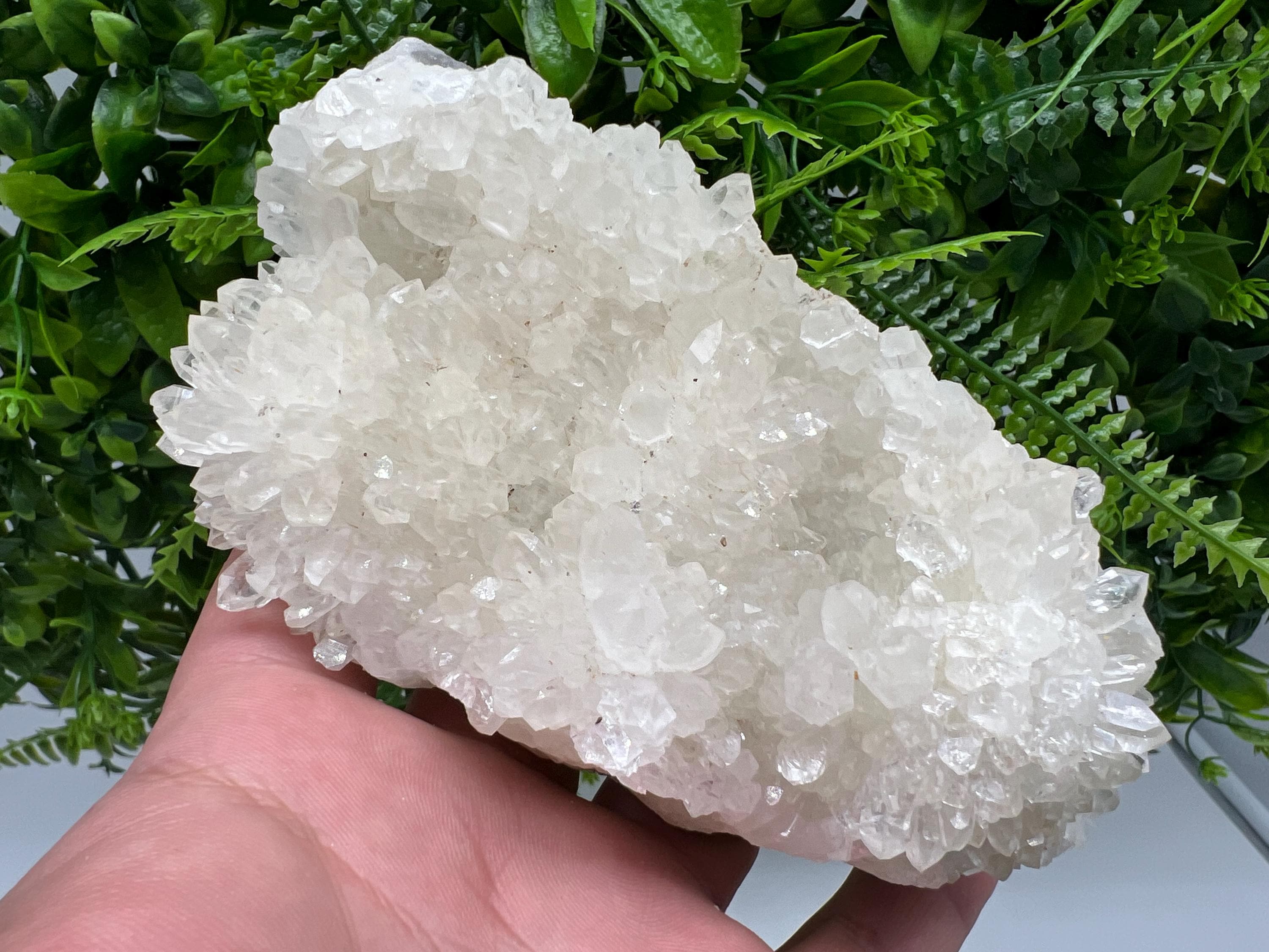 Limonite Quartz Cluster with Natural Mineral Inclusions, Bulgaria