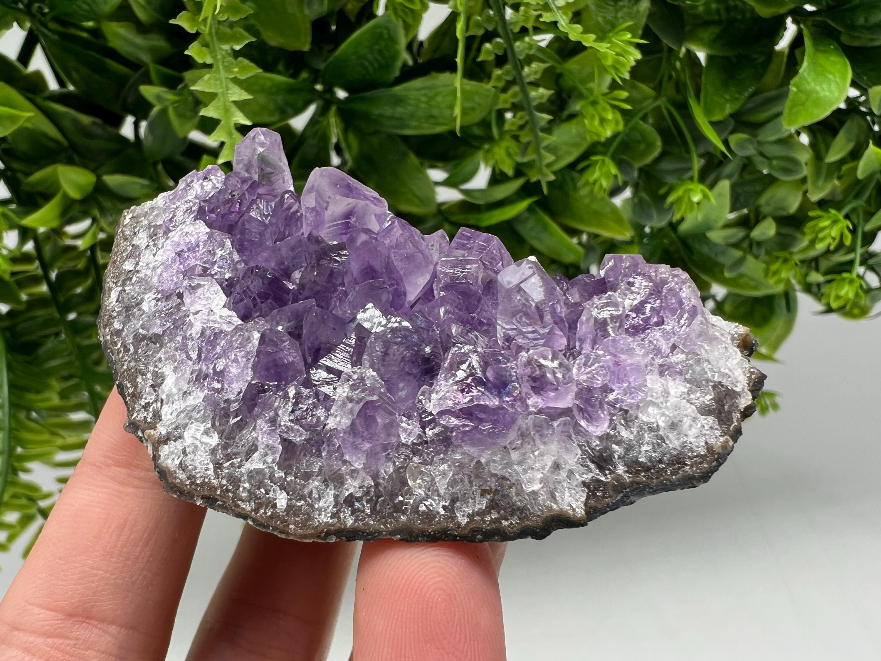 Stunning,Purple Amethyst from Uruguay,Natural Amethyst,Purple crystal,Pyrple Quartz,Crystal from Uruguay,Home decor,Energy crystal,Phantoms