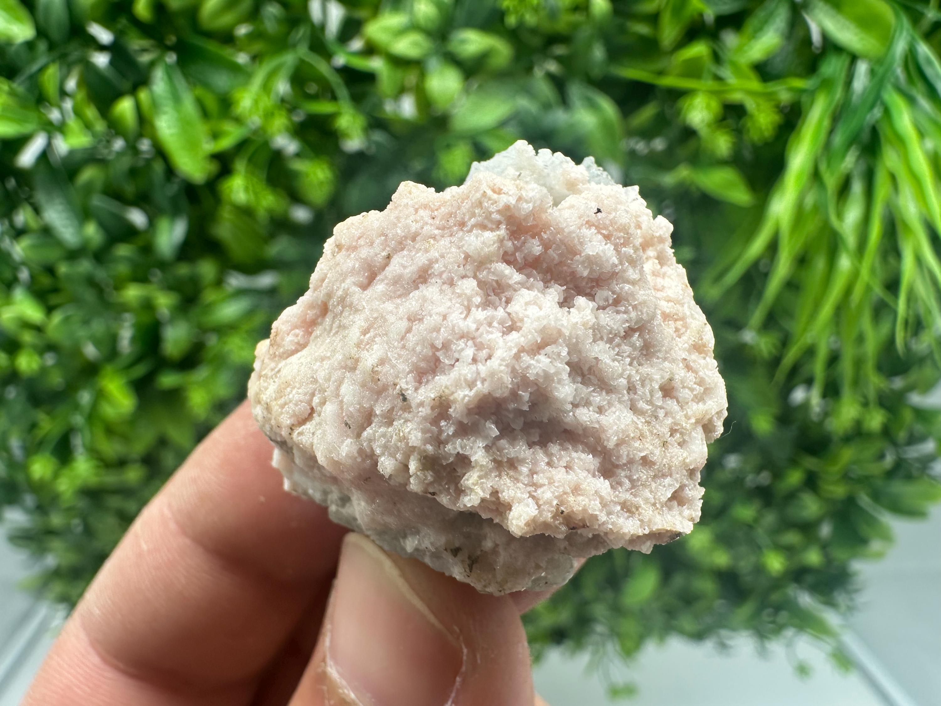 Rhodochrosite with Quartz Crystals: Starnica Mine, Bulgaria