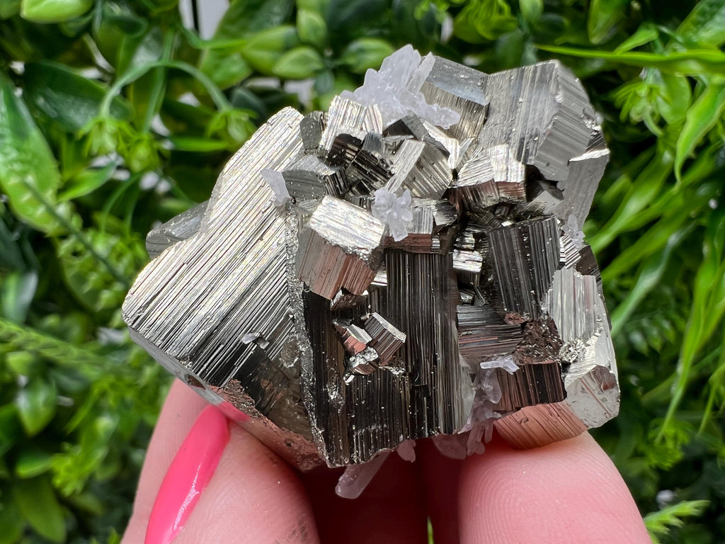 Rare Pyrite Crystal Cluster: Natural Mineral Specimen, Bulgaria