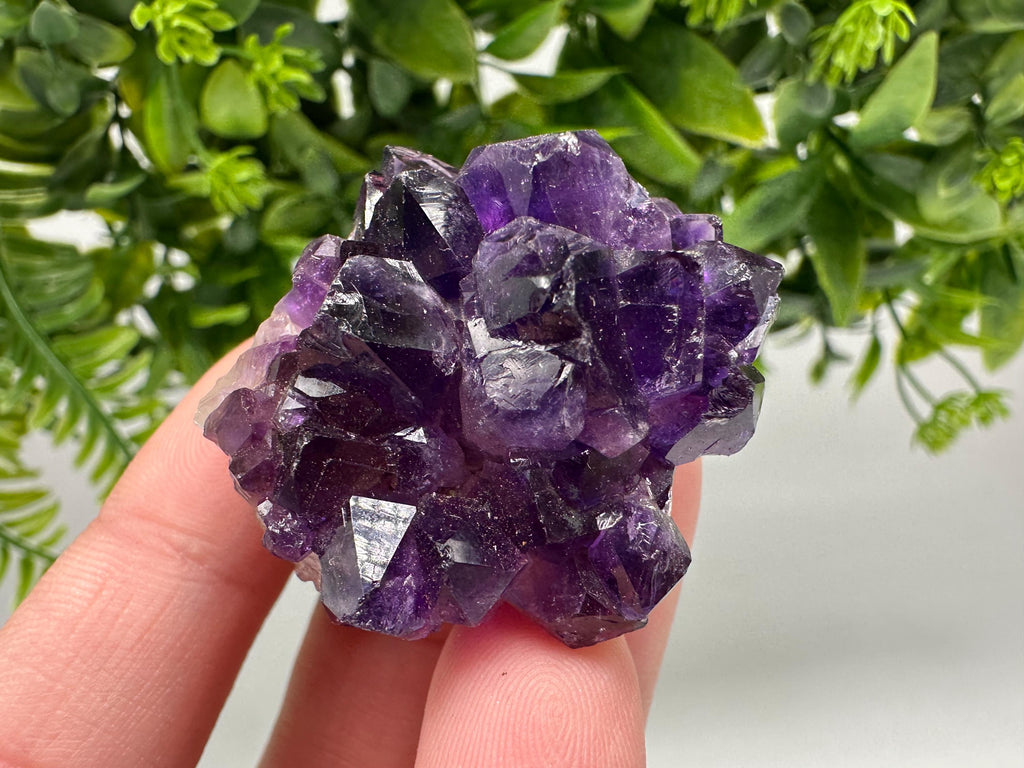 Uruguay Amethyst Crystal: Purple Quartz Home Decor, Energy Stone