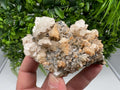 Wonderful Calcite on Quartz white Sphalerite, from Borieva mine,Bulgaria,natural,collection mineral specimen,Home decor crystal,gift,healing
