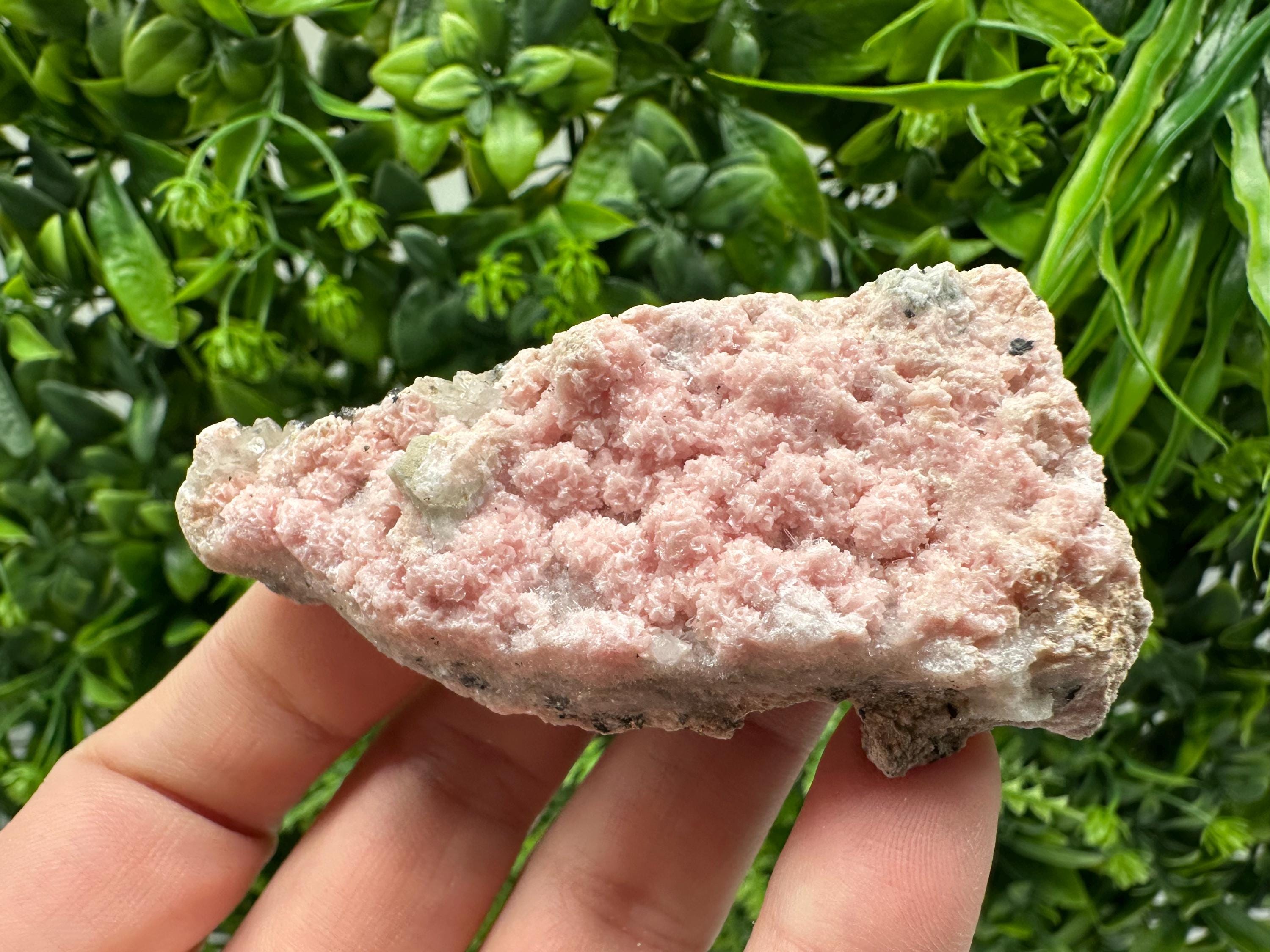 Pink Rhodochrosite Crystal: Starnica Mine, Bulgaria, Home Decor
