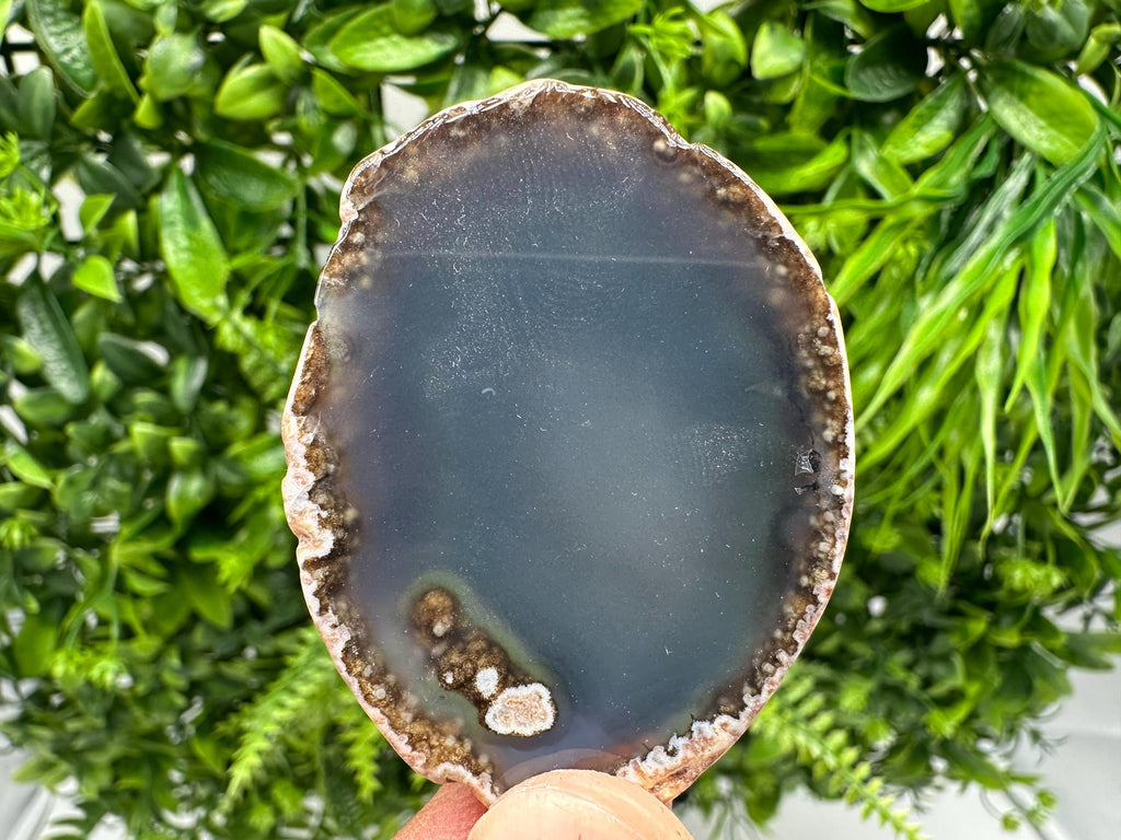 Agate Slice: Spiritual Healing Crystal Coaster Ornament