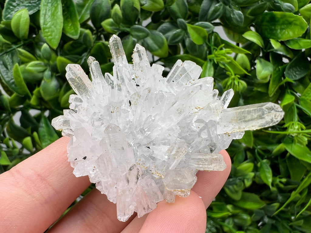 Lovely specimen Green Quartz inclusions Chlorite and Sphalerite/ Natural minerals/ Souvenir crystal gift minerals famous 9th September/Madan