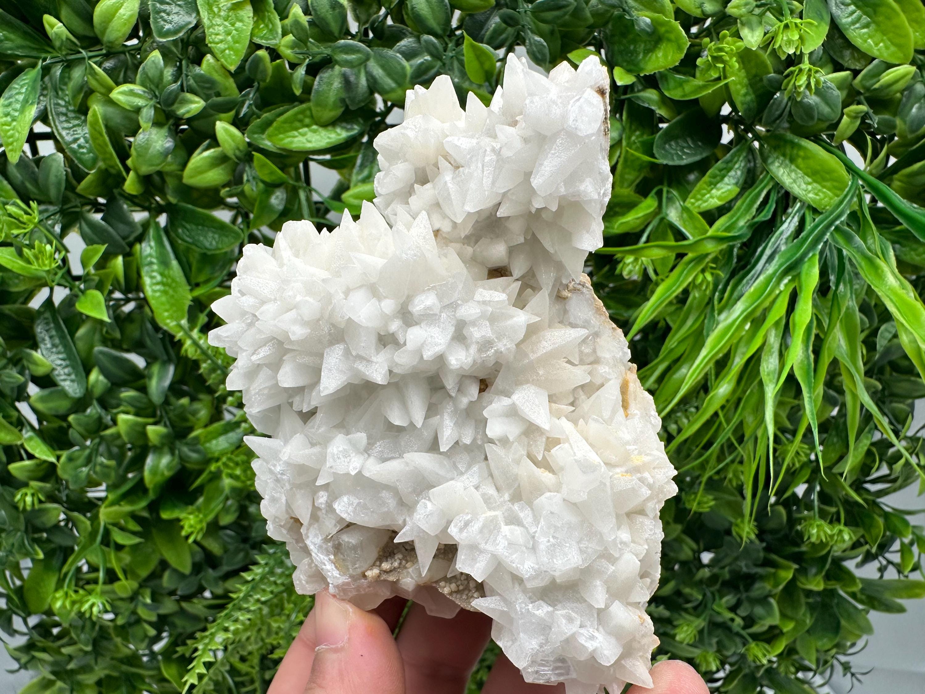 Calcite on Aragonite: Djurcovo Mine, Bulgaria Healing Crystal