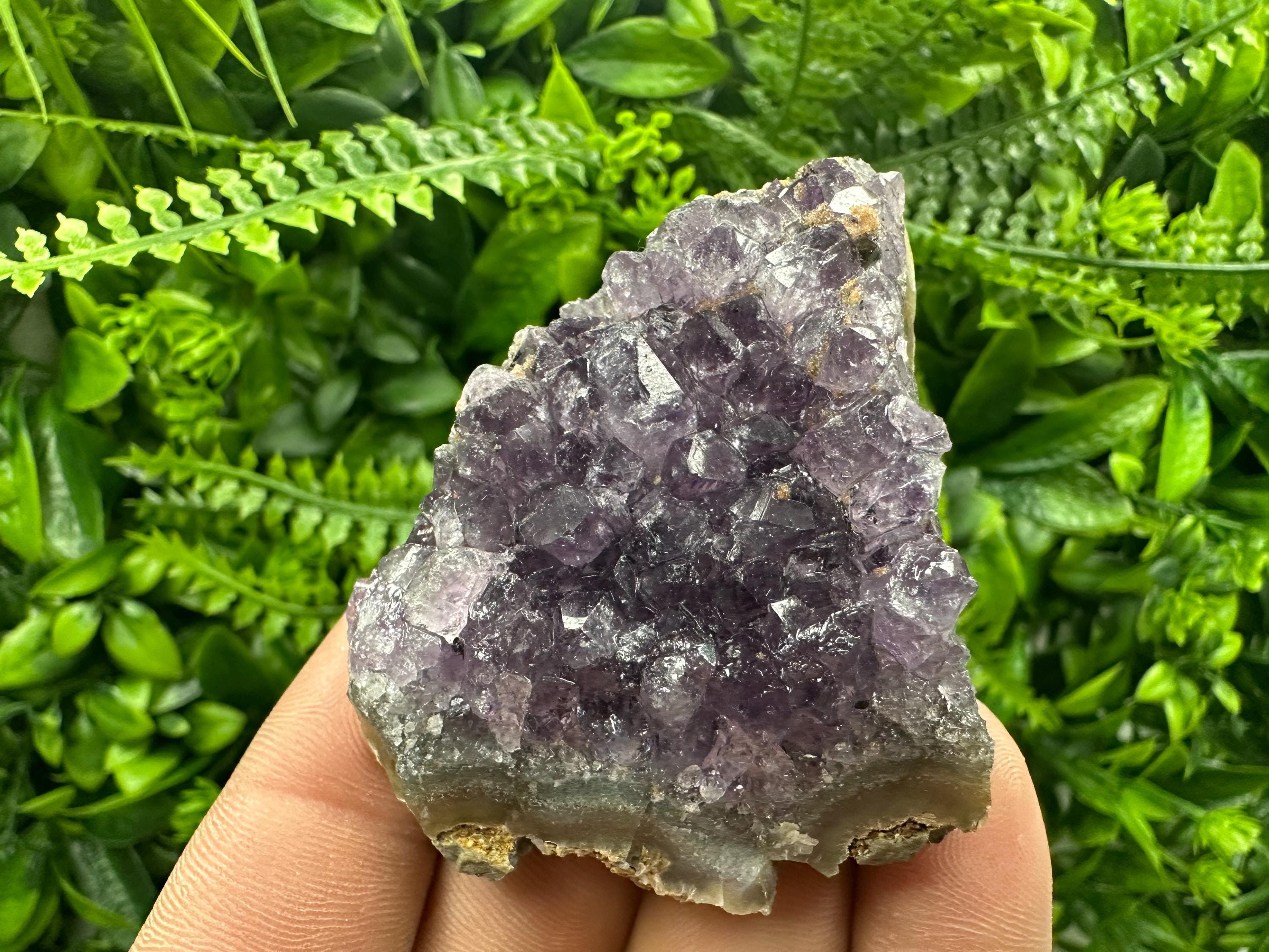 Uruguay Amethyst Crystal: Purple Quartz Home Decor, Energy Crystal