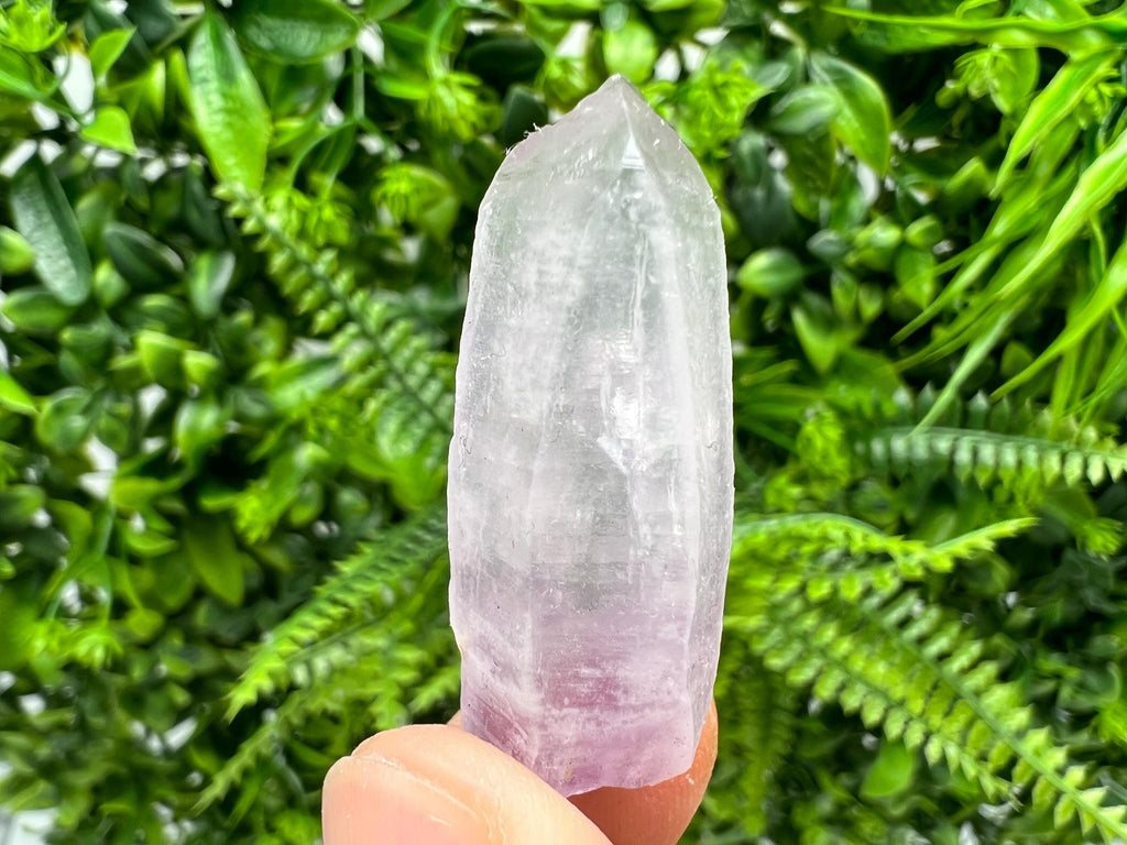 Amethyst Phantom Quartz Crystal with Chalcedony & Chlorite Inclusions