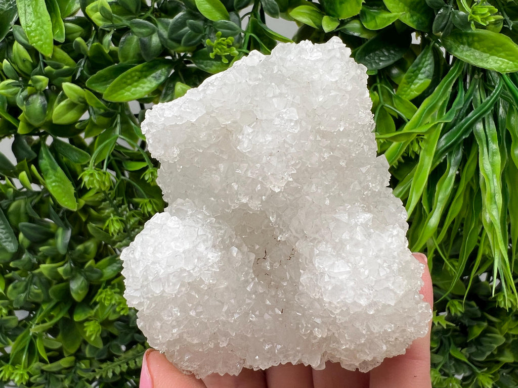 Natural Chalcedony Mineral Specimen: India Crystal, Home Decor
