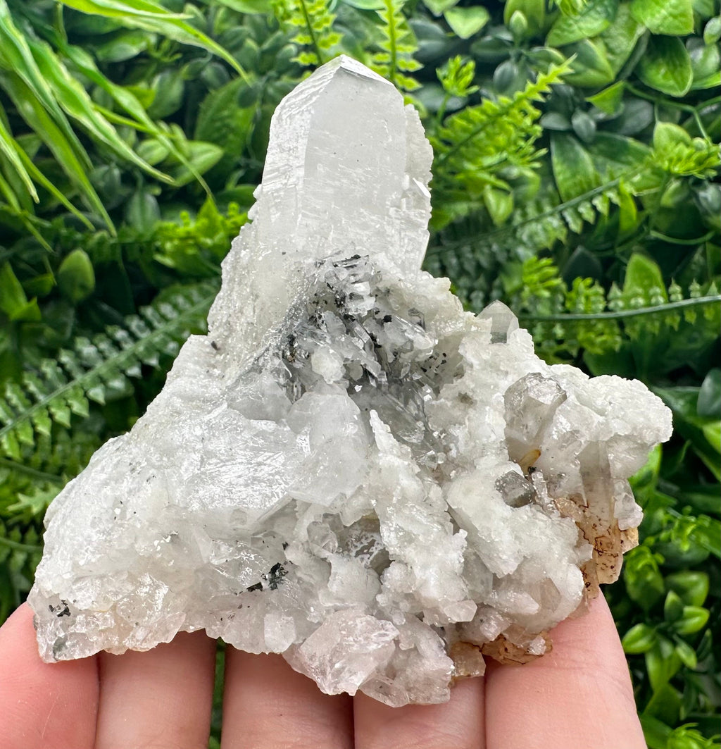 Quartz with Calcite Cluster, Borieva Mine Bulgaria, Home Decor Stone
