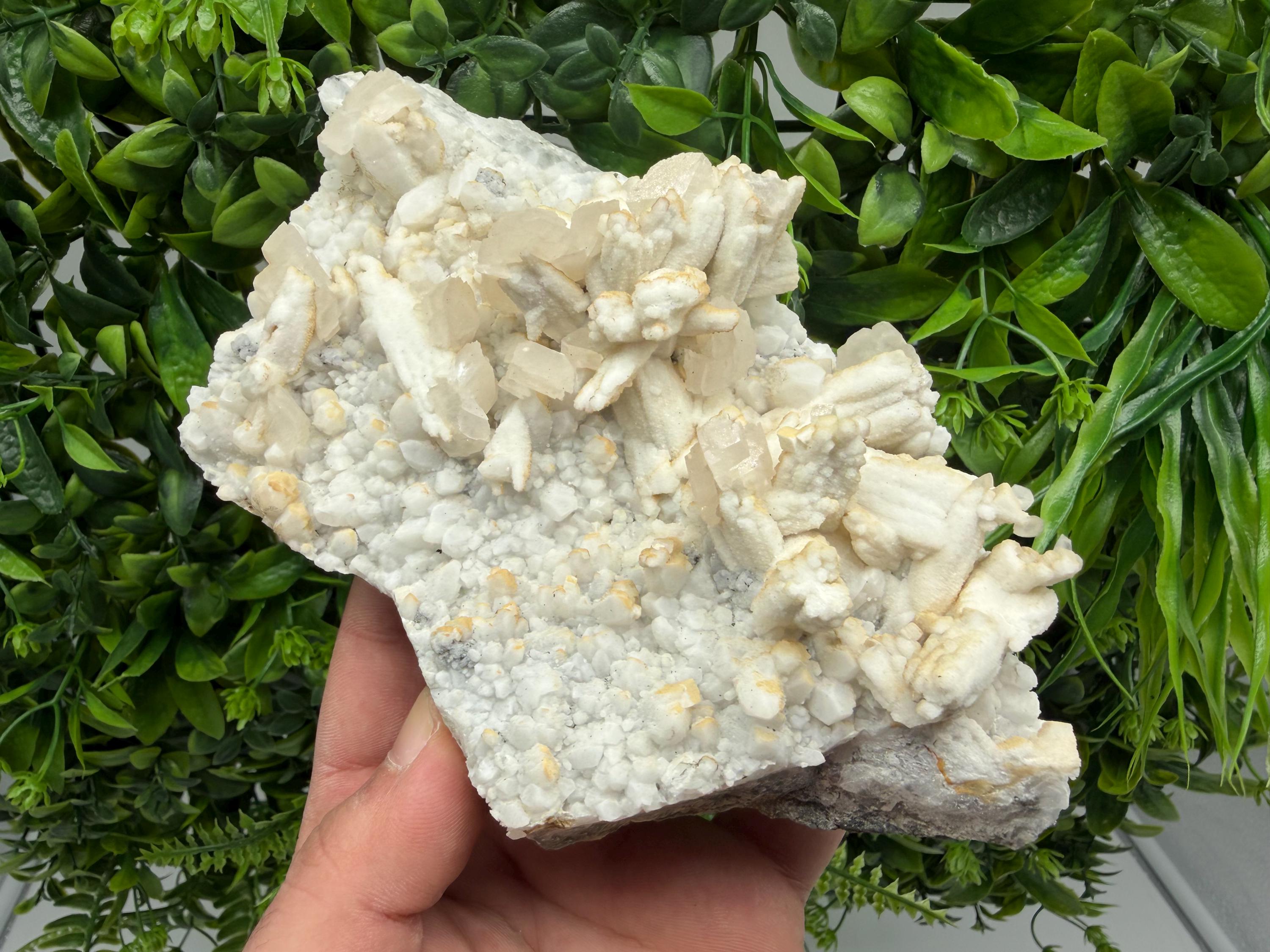 Calcite on Aragonite: Djurcovo Mine, Bulgaria Healing Crystal