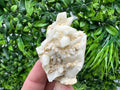 Calcite on Aragonite & Green Quartz: Djurcovo Mine, Bulgaria
