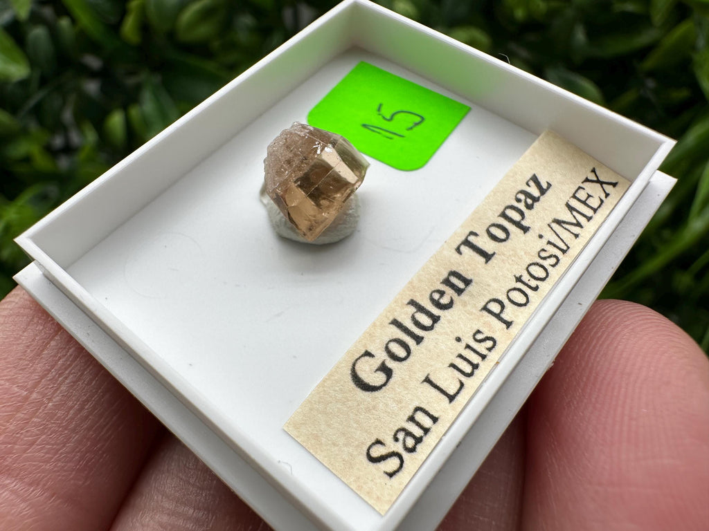 Golden Topaz Crystal, Mineral Specimen from Mexico