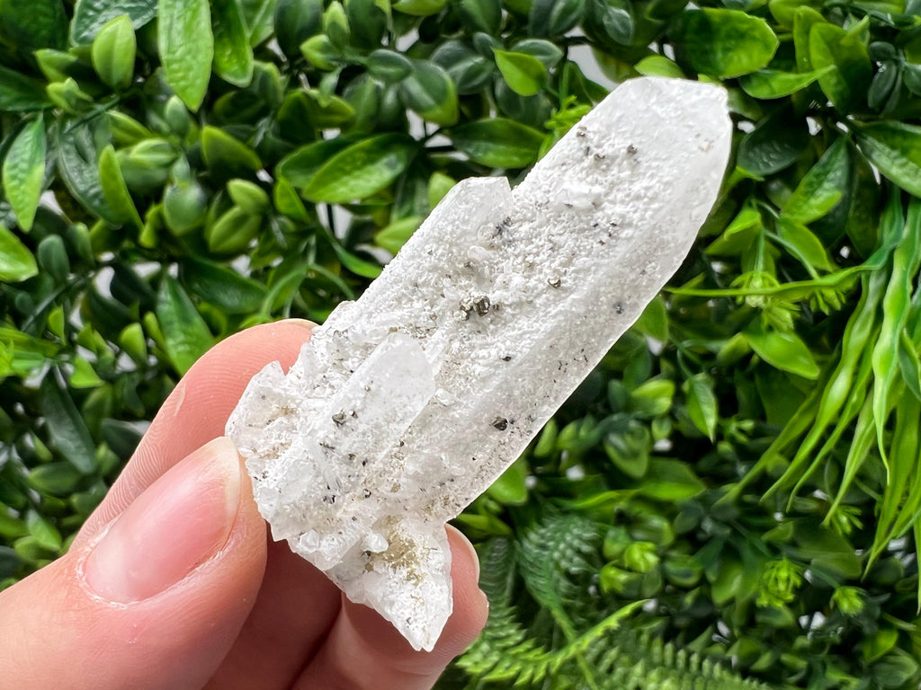 Quartz with Pyrite Crystal: Krushev Dol Mine, Bulgaria