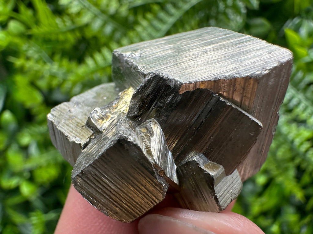 Natural Pyrite Crystal: Shiny Fool's Gold Mineral Souvenir