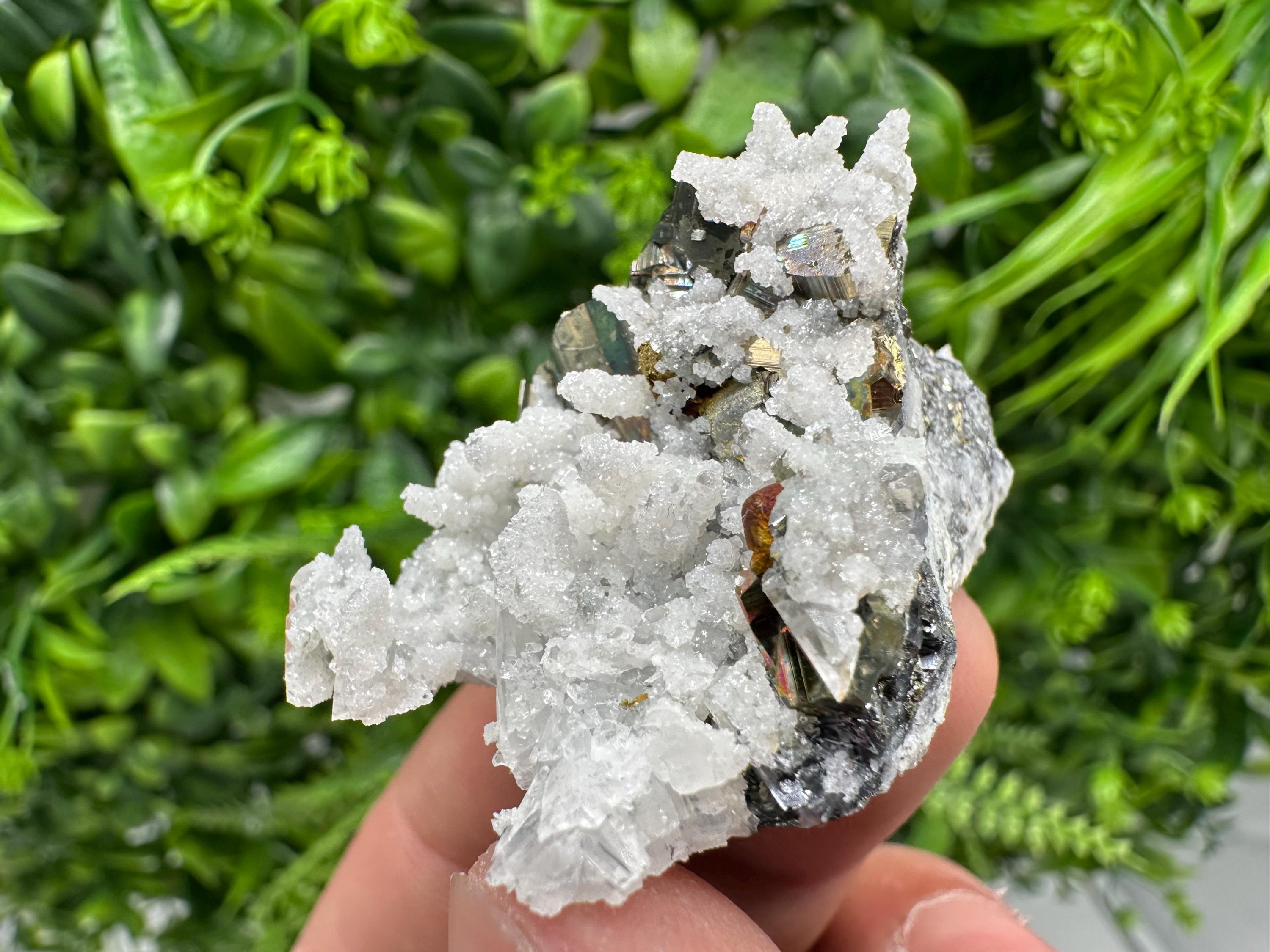 Galena Pyrite Sphalerite Quartz  Mineral Specimen, Krushev dol Mine