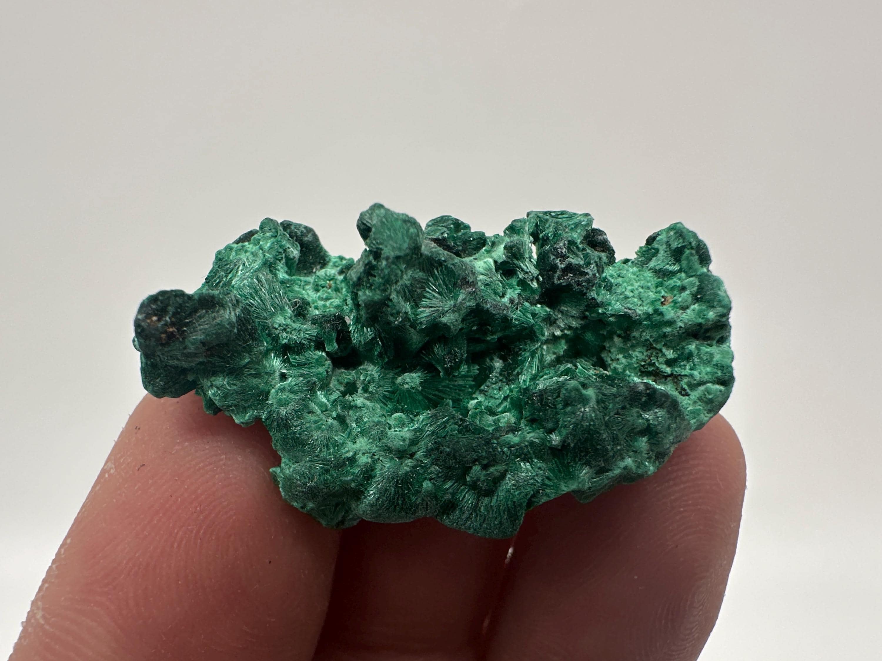 Green Polished Malachite Crystal, Congo Minerals Specimen