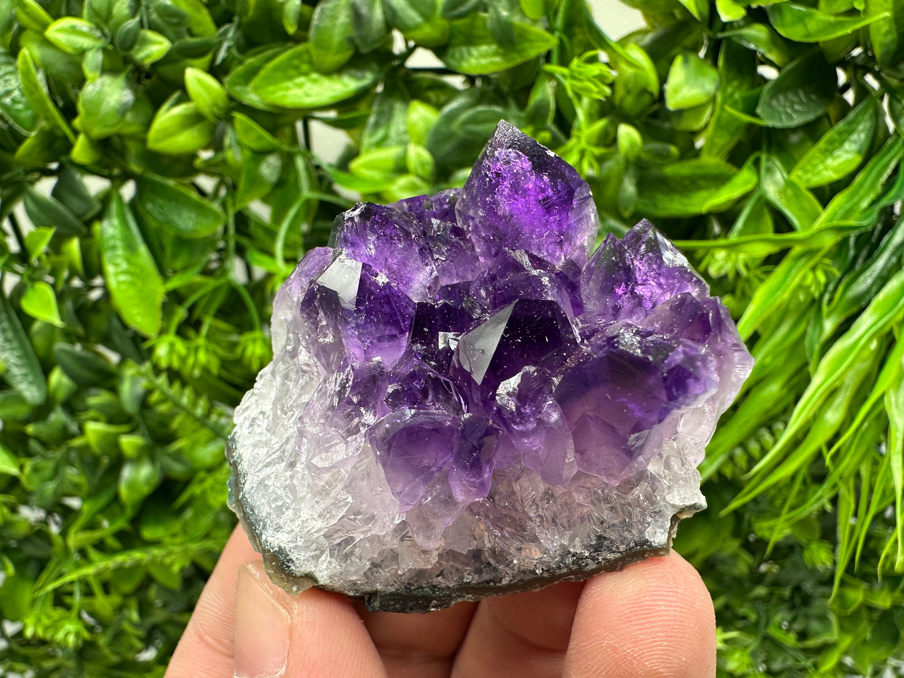 Uruguay Amethyst Cluster: Purple Quartz Crystal, Home Decor