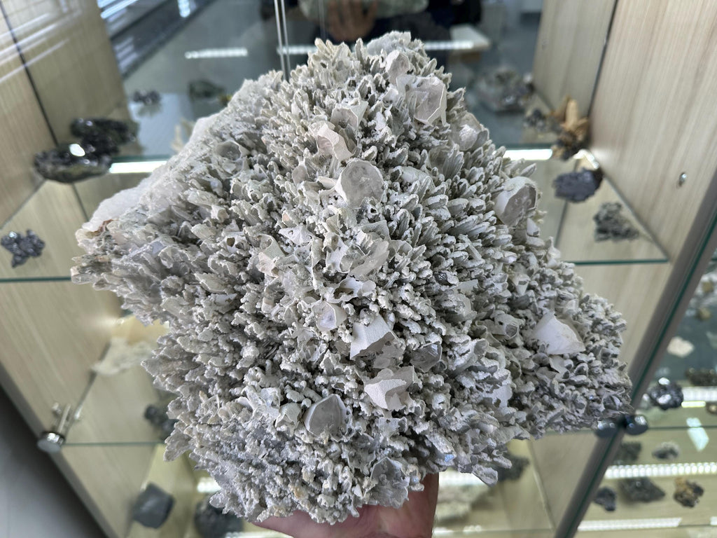 Museum Quartz with Calcite: Krushev Dol Mine, Bulgaria