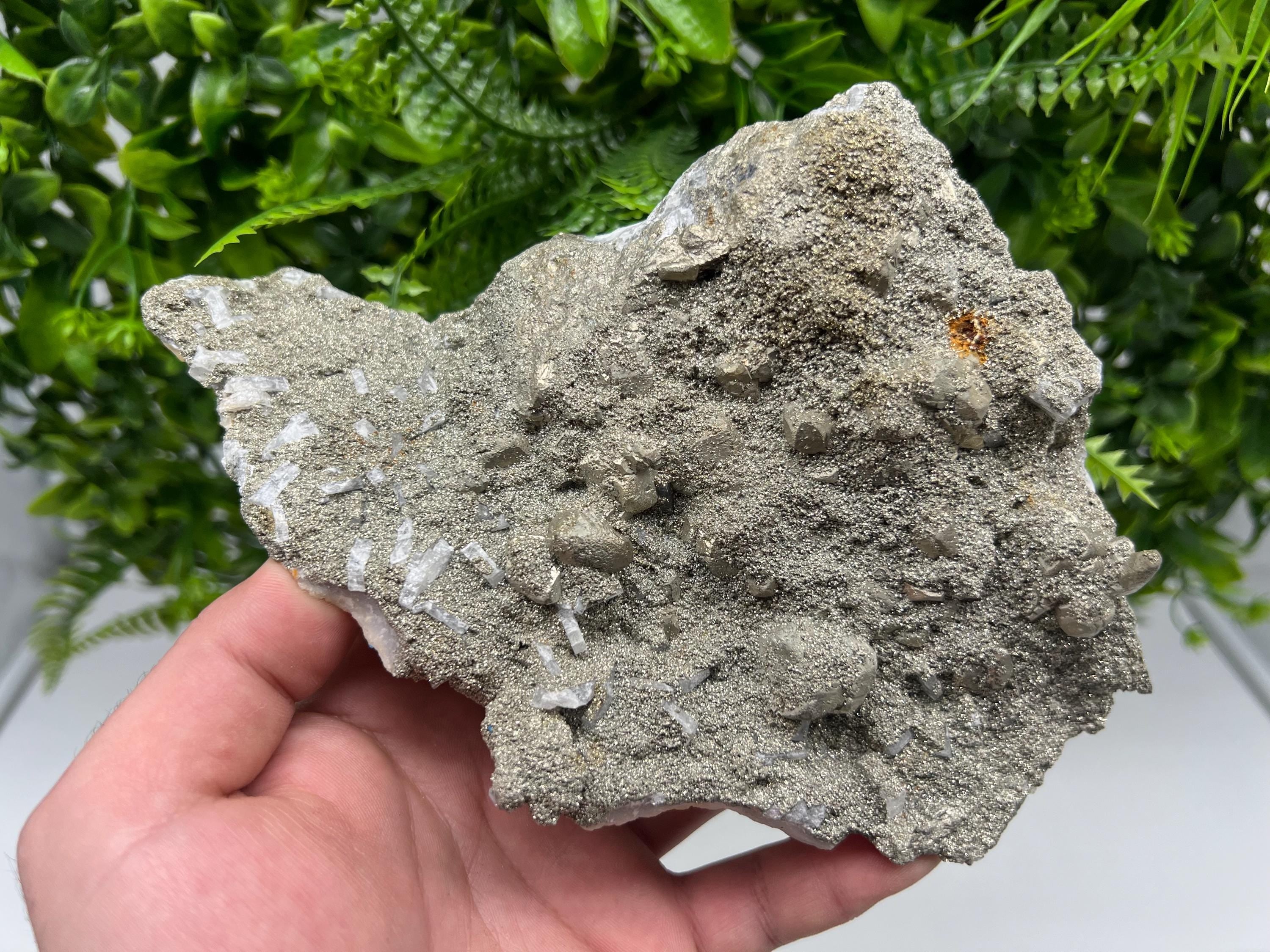 Barite Marcasite Cluster on Chalcedony - Androvo Mine, Bulgaria
