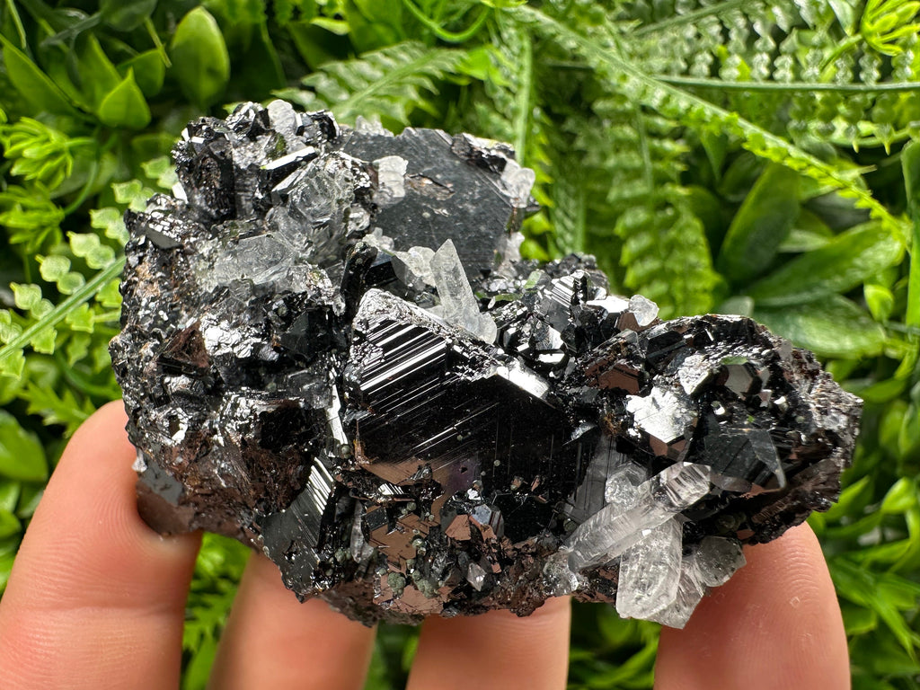 Borieva Sphalerite on Quartz: Rare Mineral Cluster